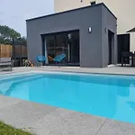 Maison Neuve Avec Piscine Chauffée De Mai à Septembre à 6 Minutes De La Casa vacanze Gonneville-en-Auge