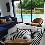 Maison Neuve Avec Piscine Chauffée De Mai à Septembre à 6 Minutes De La * Gonneville-en-Auge